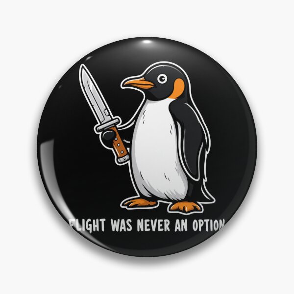 Item preview, Flight was Never an Option Funny Penguin designed and sold by Kladhadredo.
