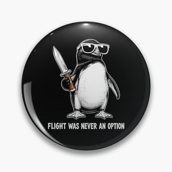 Item preview, Flight was Never an Option dark humor designed and sold by Kladhadredo.