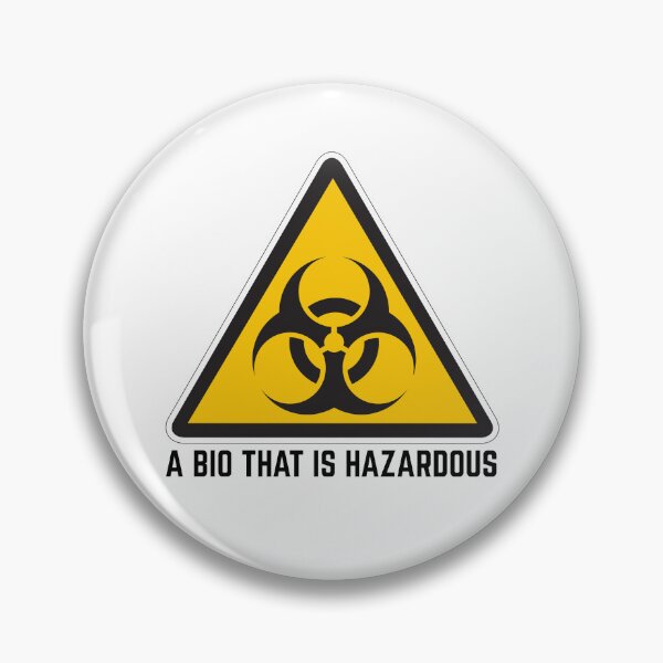 Item preview, Warning Biohazardous designed and sold by MayaCordalia.