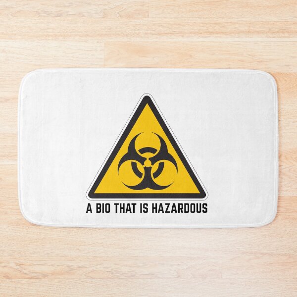 Item preview, Warning Biohazardous designed and sold by MayaCordalia.