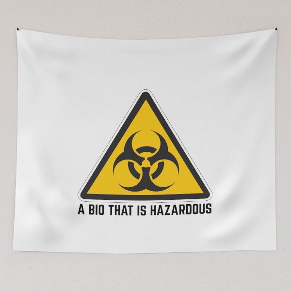 Item preview, Warning Biohazardous designed and sold by MayaCordalia.