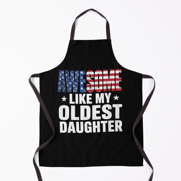 Aperçu de l'œuvre Awesome Like My Oldest Daughter – Funny Vintage Father’s Day Gift créée et vendue par viectory.