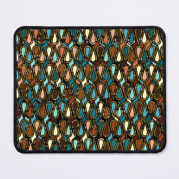 Item preview, Gilded Mosaic Teardrop: Luxury Gold Foil & Jewel Tone Abstract Pattern designed and sold by ThiagoSDantas.