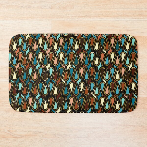 Item preview, Gilded Mosaic Teardrop: Luxury Gold Foil & Jewel Tone Abstract Pattern designed and sold by ThiagoSDantas.