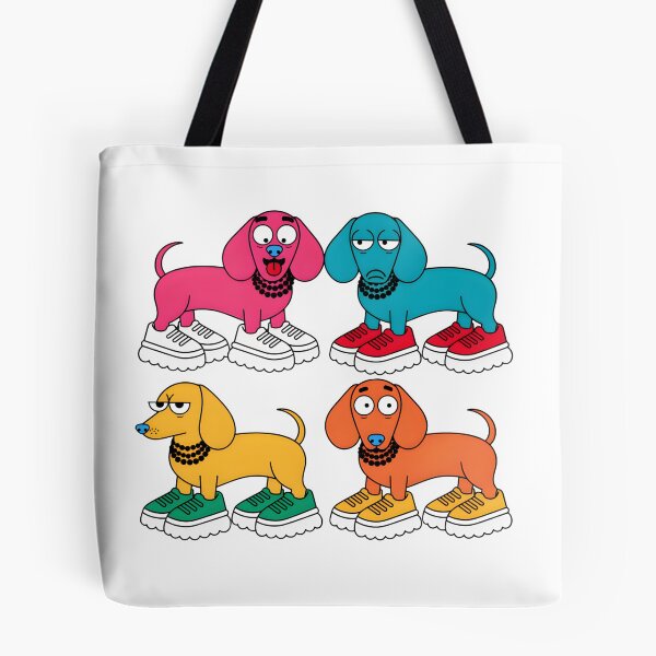 Item preview, Colorful Dachshund Pop Art Funny Dog Sneakers designed and sold by DariaOltes.
