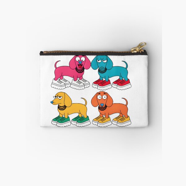 Item preview, Colorful Dachshund Pop Art Funny Dog Sneakers designed and sold by DariaOltes.