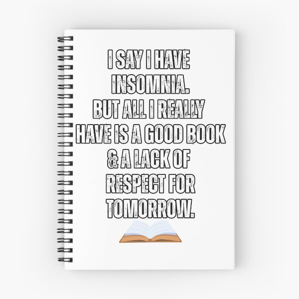Item preview, A Good Book and a Lack of Respect for Tomorrow designed and sold by WolfBirdDesigns.