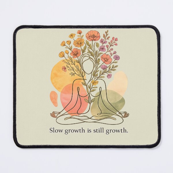 Item preview, Slow Growth Is Still Growth Boho Line Art Woman designed and sold by Andreza NativeHue Oficial.