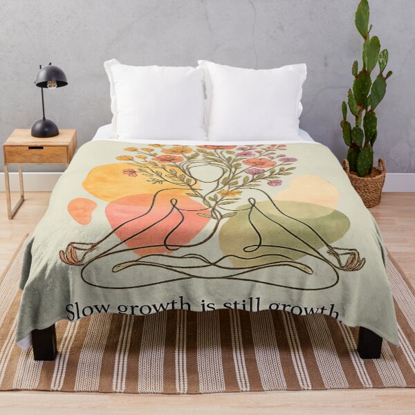Item preview, Slow Growth Is Still Growth Boho Line Art Woman designed and sold by Andreza NativeHue Oficial.