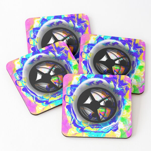 Item preview, Uncontained - Original art - Abstract Art designed and sold by The Bearded Cat Studio.