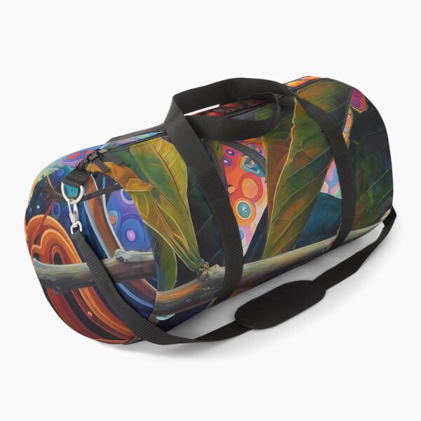 Item preview, Blue Tanager Bird Eating Orange Berries designed and sold by WildLedger.