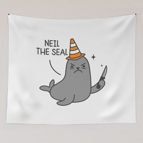 Item preview, Neil the seal Deal with it Funny Sea Lion designed and sold by gunaone-design.