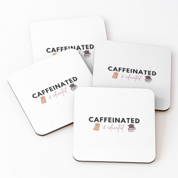 Item preview, Caffeinated & Educated designed and sold by x16sydneynicole.