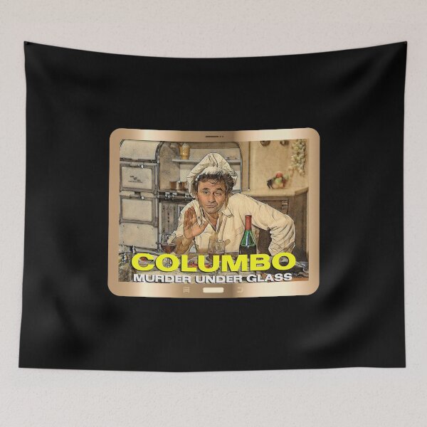 Item preview, Always Watching Columbo… (on Black) designed and sold by PawsitiveMum3.