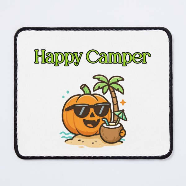 Item preview, Happy Camper Outdoor Lover Adventure Journey Design designed and sold by Dreamsartistry.