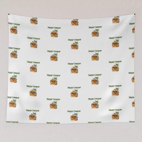 Item preview, Happy Camper Outdoor Lover Adventure Journey Design designed and sold by Dreamsartistry.
