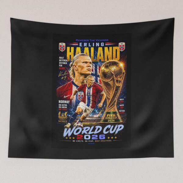 Item preview, FIFA 2026 WORLD CUP - NORWAY - ERLING HAALAND - Remeber The Vikings designed and sold by DBM Photo Art 1.