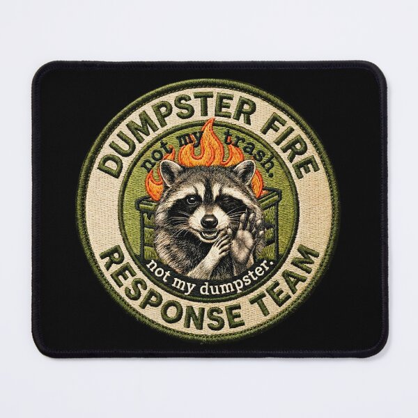 Item preview, Dumpster Fire Response Team – Raccoon With Zero F’s Given designed and sold by gear-posters.