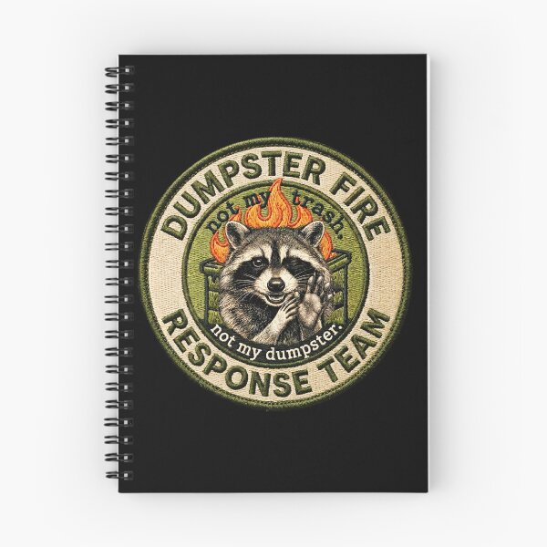 Item preview, Dumpster Fire Response Team – Raccoon With Zero F’s Given designed and sold by gear-posters.
