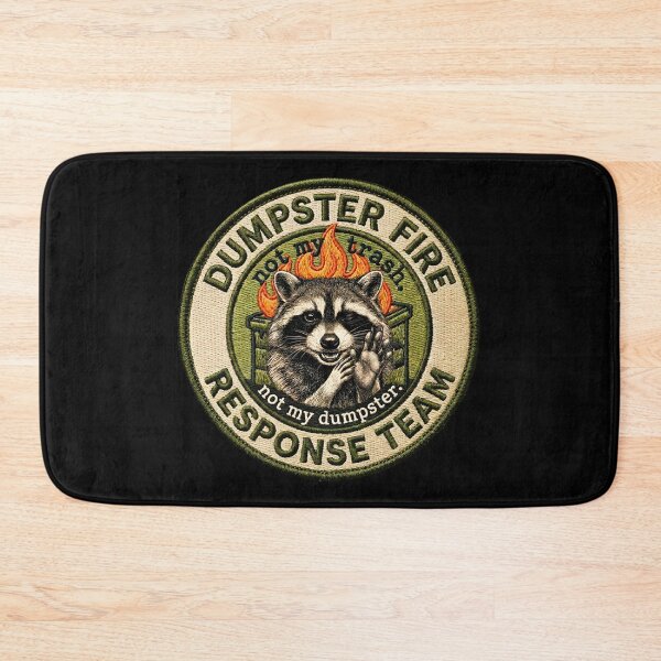 Item preview, Dumpster Fire Response Team – Raccoon With Zero F’s Given designed and sold by gear-posters.