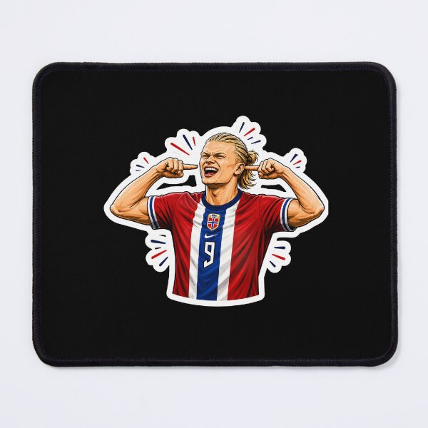 Item preview, Erling Haaland Football Celebration Art designed and sold by PatternFly.