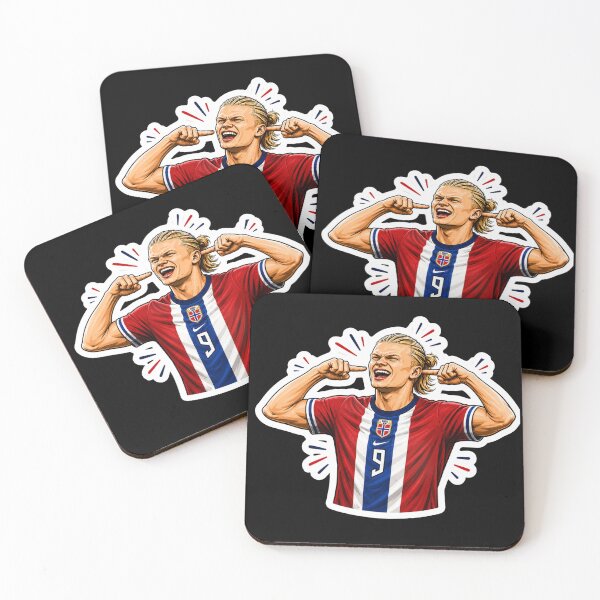 Item preview, Erling Haaland Football Celebration Art designed and sold by PatternFly.