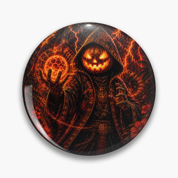 Item preview, Headless Horseman Volcanic Sorcerer – Horror Fantasy Art designed and sold by TheHorsemanRidesAgain.