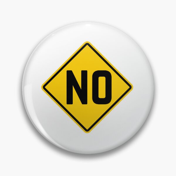 Item preview, No Means No Sign designed and sold by MayaCordalia.