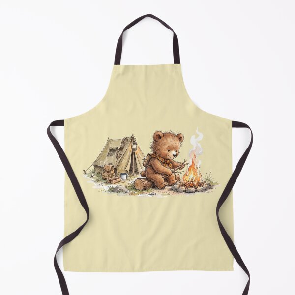 Item preview, Cute Watercolor Bear Cub by Campfire Cozy Camping Art designed and sold by BreezifyDesignStudio.