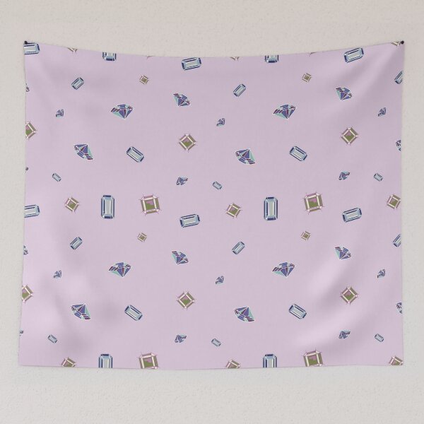 Item preview, crystal jewels pattern | scattered diamonds designed and sold by LauraCoxArt.