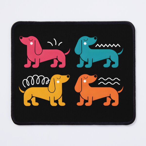 Item preview, Colorful Dachshund Pop Art Retro Dog Grid designed and sold by DariaOltes.
