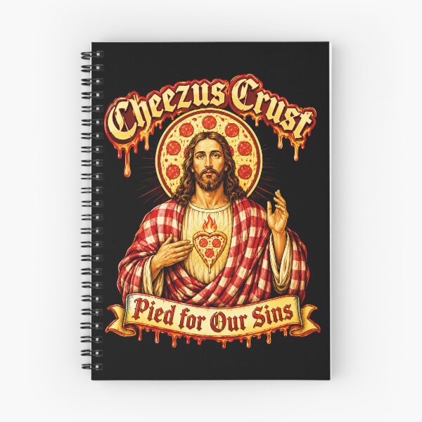 Item preview, Cheezus Crust Pied for Our Sins - Pizza Jesus designed and sold by Victor Shadehorn.