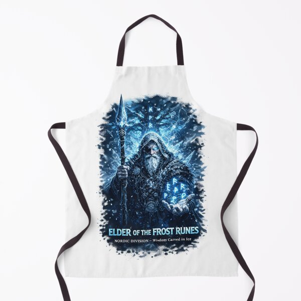 Item preview, Elder of the Frost Runes Nordic Wizard Viking Mythology T-Shirt  Description designed and sold by Bizon2910.