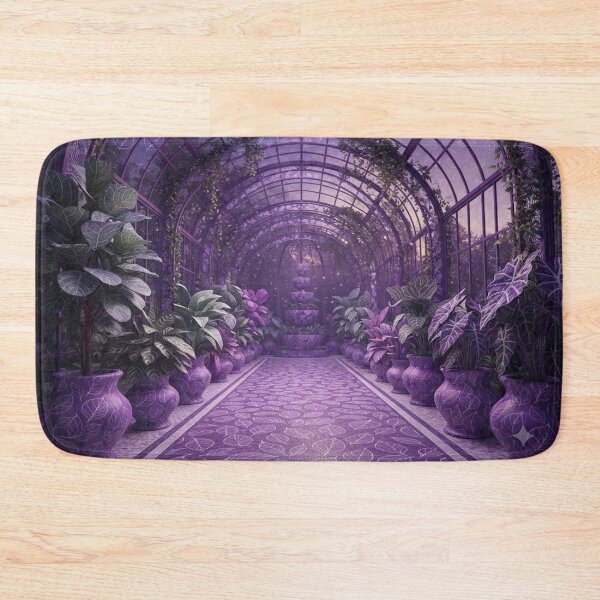 Item preview, Royal Amethyst: Floating Leaf Botanical Pattern designed and sold by LiveLearnCreate.