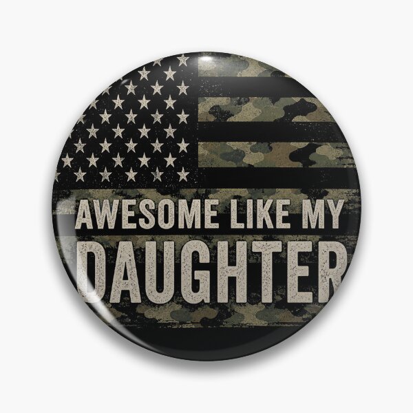 Item preview, Awesome Like My Daughter Camo USA Flag Fathers Day designed and sold by viectory.