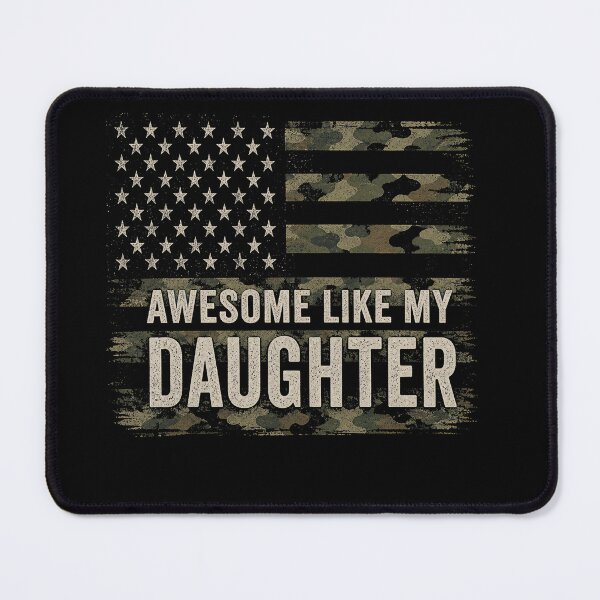 Item preview, Awesome Like My Daughter Camo USA Flag Fathers Day designed and sold by viectory.