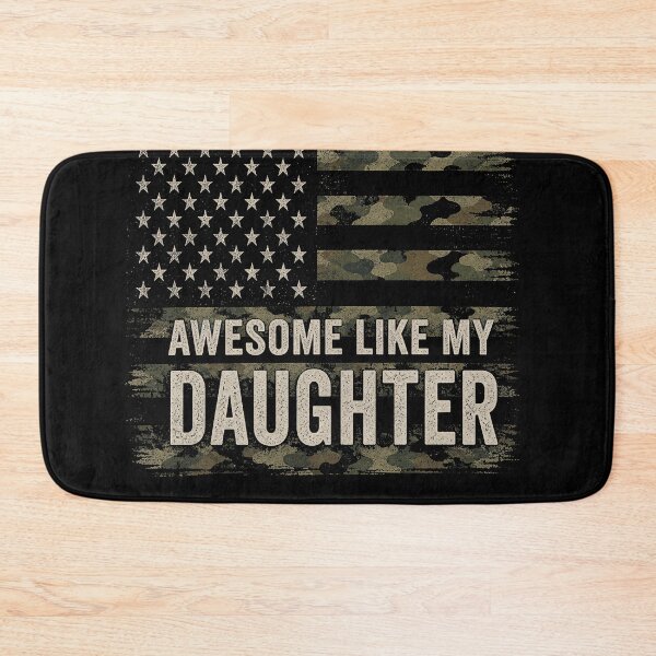 Item preview, Awesome Like My Daughter Camo USA Flag Fathers Day designed and sold by viectory.