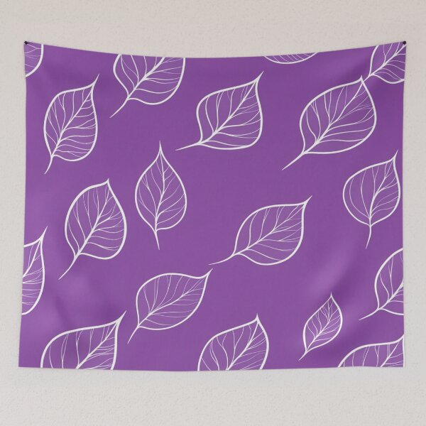Item preview, Royal Amethyst: Floating Leaf Botanical Pattern designed and sold by LiveLearnCreate.