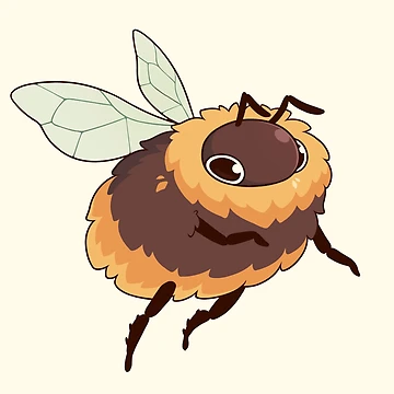 Artwork thumbnail, Flying bee by Rihnlin