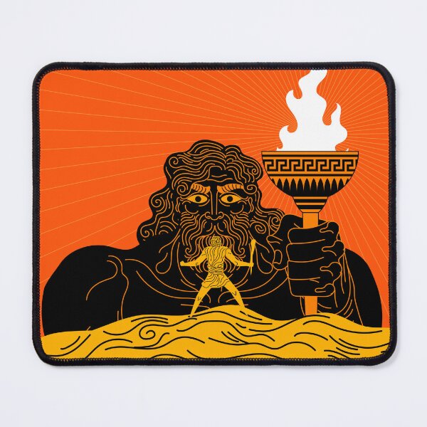 Item preview, prometheus giving fire to humanity in greek mythology designed and sold by matintheworld ( delcarmat ).