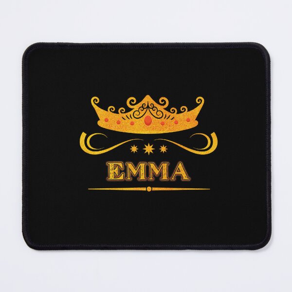 Aperçu de l'œuvre Emma, prénom personnalisé avec couronne - Cadeau original et unique pour filles et adolescentes créée et vendue par Oussinc.