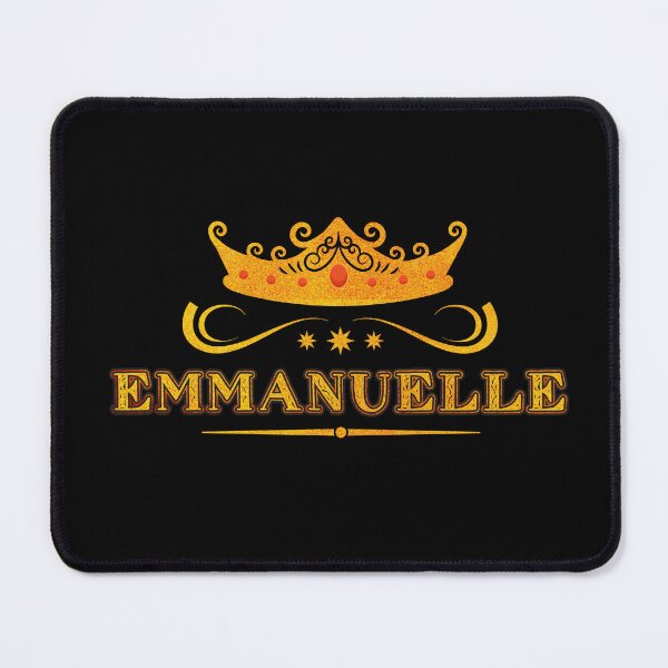 Item preview, Emmanuelle Personalized Name With Crown - Cool & Custom Gift for Girls, Teens designed and sold by Oussinc.