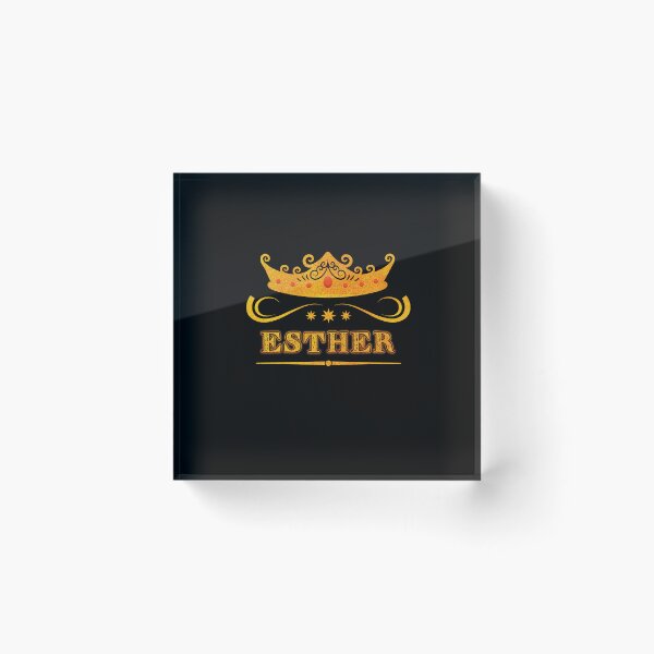 Item preview, Esther Personalized Name With Crown - Cool & Custom Gift for Girls, Teens designed and sold by Oussinc.