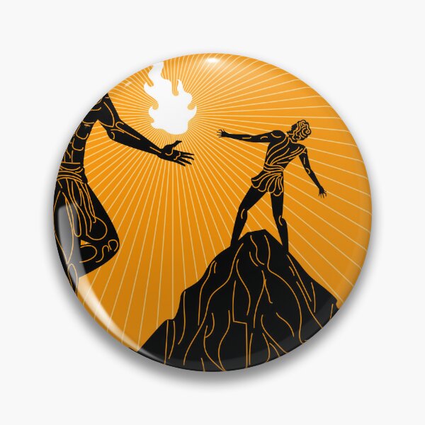 Item preview, prometheus giving fire to humanity in greek mythology designed and sold by matintheworld ( delcarmat ).