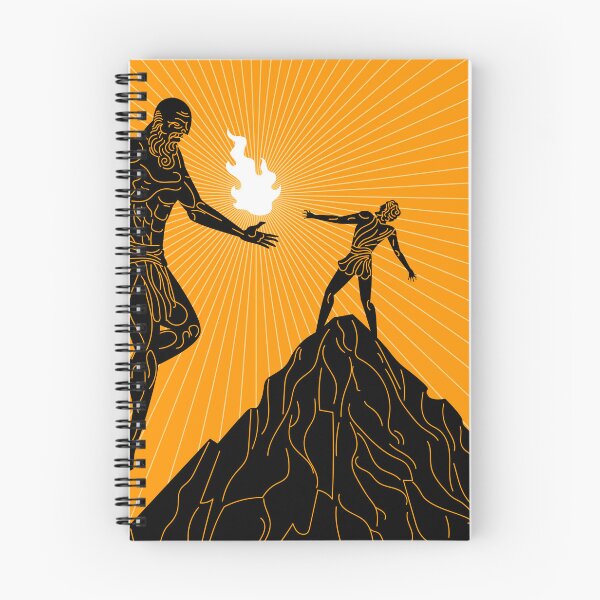Item preview, prometheus giving fire to humanity in greek mythology designed and sold by matintheworld ( delcarmat ).