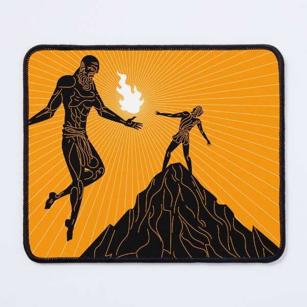 Item preview, prometheus giving fire to humanity in greek mythology designed and sold by matintheworld ( delcarmat ).