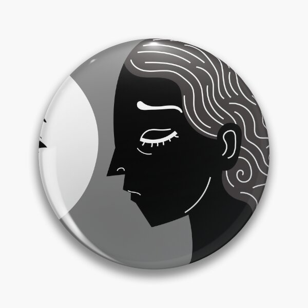 Item preview, sad woman hiding her sadness behind a smiling mask designed and sold by matintheworld ( delcarmat ).