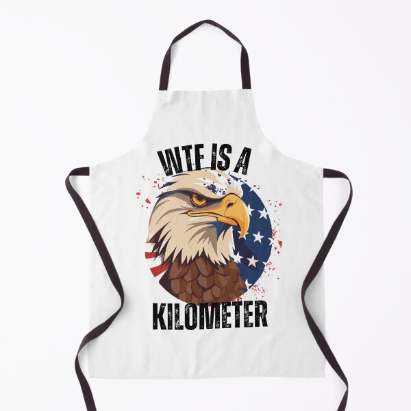 Item preview, Retro WTF Is A Kilometer Funny Patriotic American Freedom designed and sold by HamadaArtivio1.
