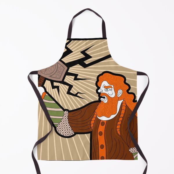 Item preview, thor norse god holding his hammer surrounded by lightning designed and sold by matintheworld ( delcarmat ).