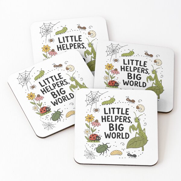 Item preview, Little Helpers Big World Cute Garden Bug Friends designed and sold by FreshVibe Prints.